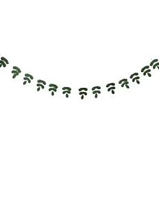 Бумажная гирлянда Это важно «Веточки», чёрная, картон, 240 г/м²