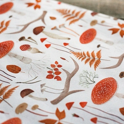 Сумка шоппер «Мухоморы», белый, фото 3.