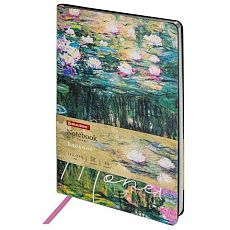 Блокнот «Claude Monet» в клетку, А5, 80 листов, зелёный