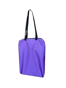 Сумка шоппер Интроверт на молнии, фиолетовый