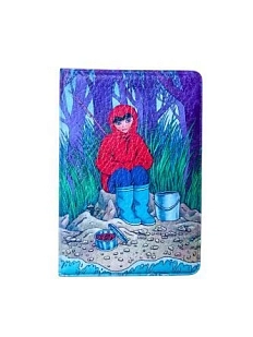 Картхолдер Валя Карнавалова «Девочка на рыбалке», двусторонний, ПВХ