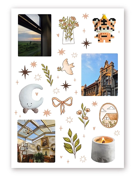 Стикерпак «Тепло», А6, фото 1.