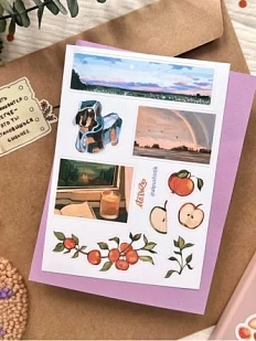 Стикерпак «Яблоки», А6