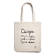 Сумка шоппер Антон тут рядом с надписью «Свобода - это не сладкое слово и не горькое», хлопок, белый, превью фото 1