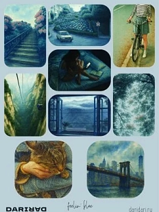 Стикерпак виниловый DARI DARI «Feelin blue», А5