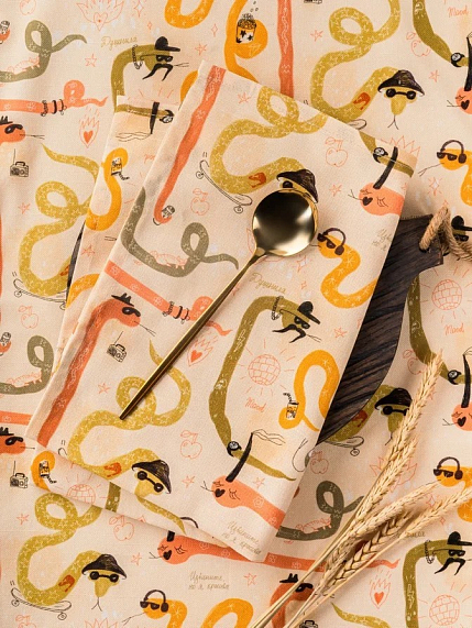 Набор из двух салфеток «Змейки», фото 3.