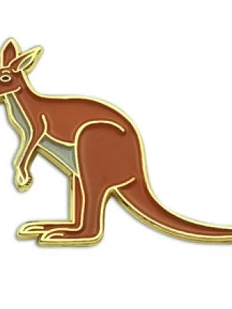 Металлический значок Heart of Moscow «Кенгуру» серия Зоопарк