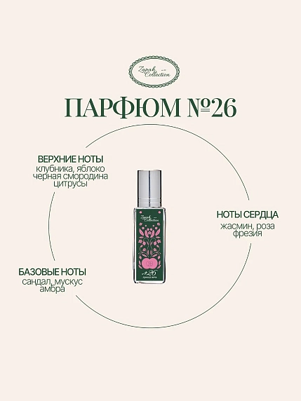 Масляные духи «№26 Лунная ночь», 6 мл, фото 1.