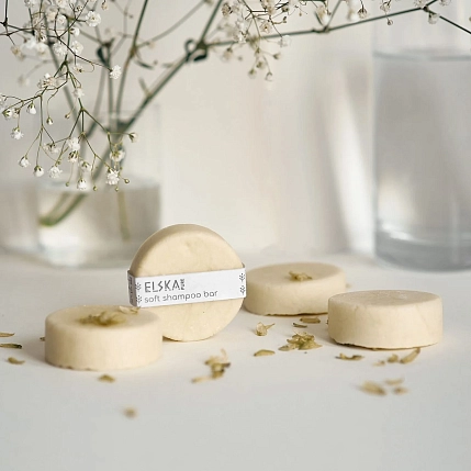 Твердый шампунь ELSKA Cosmetics «Pure», для сухих волос и чувствительной кожи головы, фото 4.