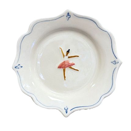 Тарелка ручной работы «Балерина», фото 1.