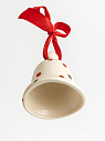 Ёлочная игрушка колокольчик «Конфетти», керамика, превью фото 2
