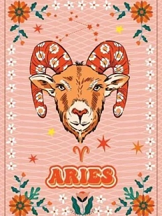 Тетрадь DARI DARI со знаком зодиака «Овен», А5, 40 листов, розовый