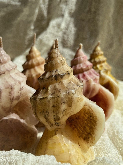 Интeрьерная свеча «Ракушки», фото 1.