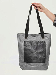 Сумка Ranzel Bags «Monty Gray», тайвек, серая