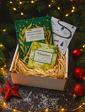 Подарочный набор на Новый год с книгой «Рождественские новеллы о любви»