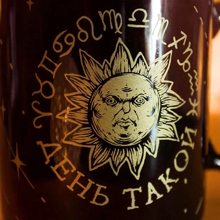 Кружка ШКЯ «День такой/Период такой», керамика, 330 мл, фото 5.