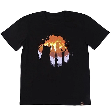 Футболка Barking store «BURN BURN BURN», XL муж., фото 1.