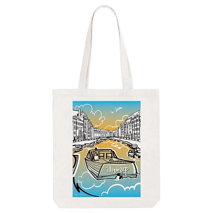 Сумка шоппер «Плыть», белый, фото 1.