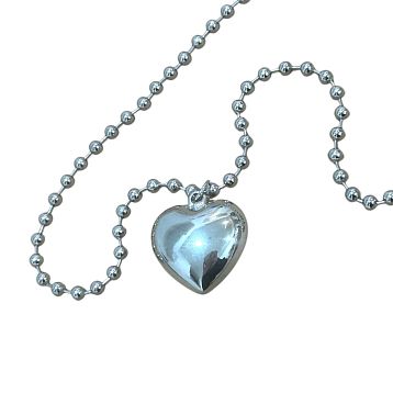 Чокер из латуни Migette с сердцем, 70 см, фото 3.