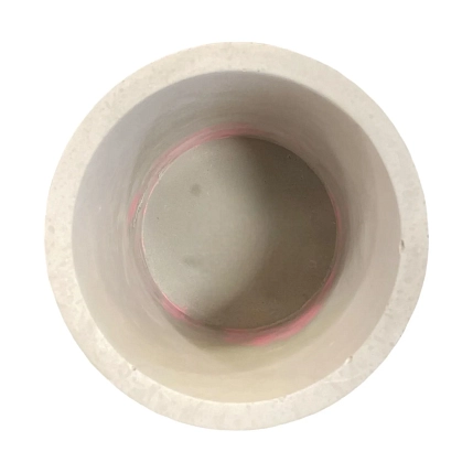 Кашпо Детали решают «Средняя деталь», бетонное, серо-розовый, фото 7.