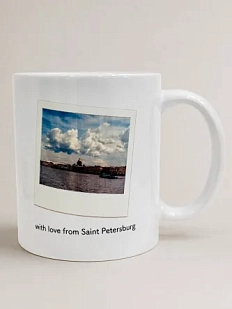 Кружка DARI DARI Санкт-Петербург Исаакиевский собор «With love from Saint Petersburg», керамика, 330 мл