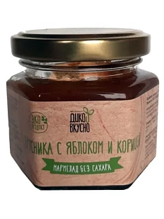 Мармелад ягодный Дико Вкусно «Брусника с Яблоком и корицей», 100 гр