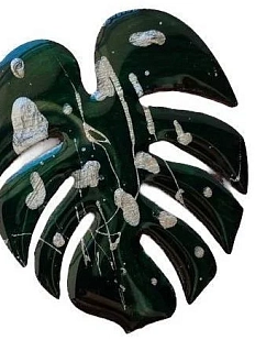 Брошь «Монстера»