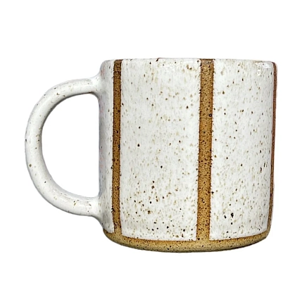 Кружка ручной работы Полосы, керамика, 300 мл, фото 2.