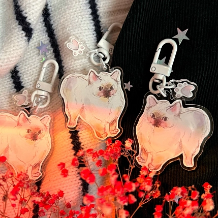 Брелок «Кошка», фото 2.