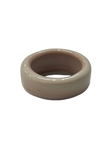 Кольцо Керко стеклянное песочное непрозрачное