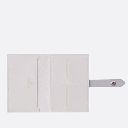 Обложка органайзер для документов с ремешком Kokosina bags, искусственная, белый, фото 2.