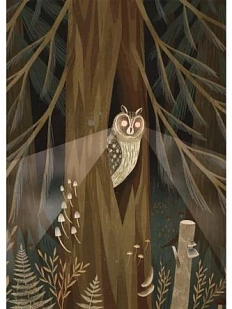 Мини-постер «Ушастая сова», Дворникова Александра