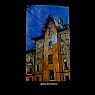 Сумка шоппер Сергей Ремс с дворами Петербурга «Дом на Лесном проспекте», чёрный, превью фото 2