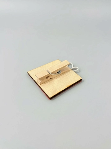 Бирка для подарка ВОЕ «Подарочек», на прищепке, 7 см, фото 2.