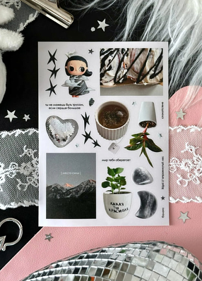 Стикерпак Опрокинутый лес «Место силы», А6, фото 1.