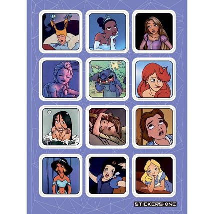 Стикерпак «Stranger Disney», фото 1.