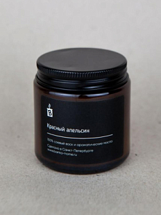 Свеча «Красный апельсин»