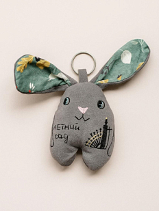 Брелок заяц «Летний сад»