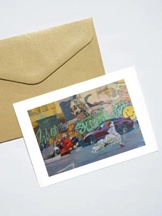 Открытка Василий Аникин «Один обычный день в Санкт-Петербурге», А6