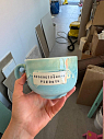 Кружка ручной работы Тата вытворяет/NF ceramics «Просветленная p***ets», голубая, керамика, 600 мл, превью фото 1