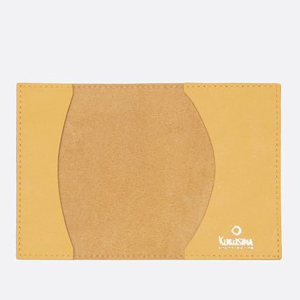 Обложка на паспорта с самолётом Kokosina bags, натуральная кожа, мимоза, фото 2.