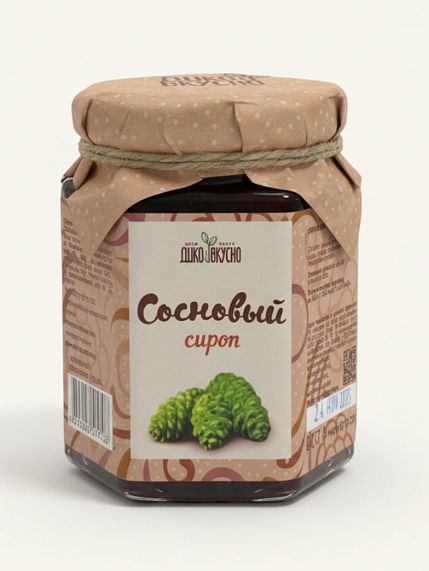 Сосновый сироп Дико Вкусно, 220 гр, фото 1.