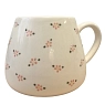 Кружка ручной работы Slowday Ceramics в розовый цветочек, полуфарфор, 250 мл, превью фото 2