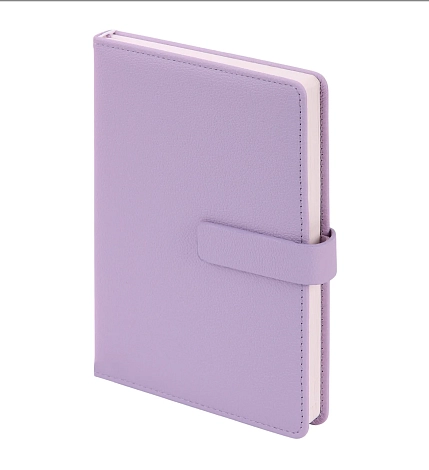 Подарочный набор с ежедневником «President» и ручкой, сиреневый, фото 5.
