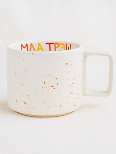Кружка ручной работы «Мда треш», керамика, 350 мл