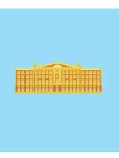 Металлический значок Heart of Moscow «Литературный дом» серия Петербург