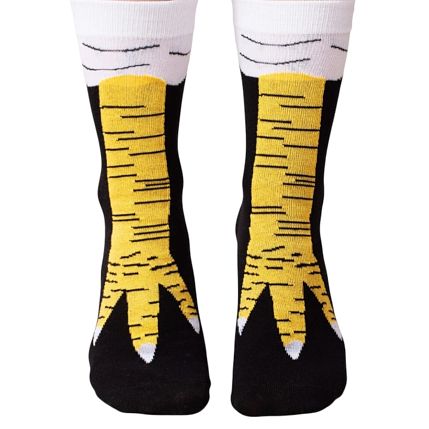 Носки «Куриные лапки», р-р 35-40, чёрные, фото 1.