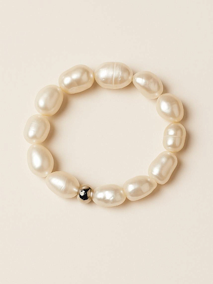 Кольцо из натурального речного жемчуга «Rose», фото 1.