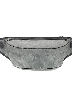 Поясная сумка Ranzel Bags «Baggy Gray», тайвек, серая