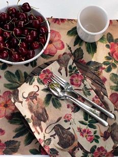 Набор из двух салфеток «Быки»